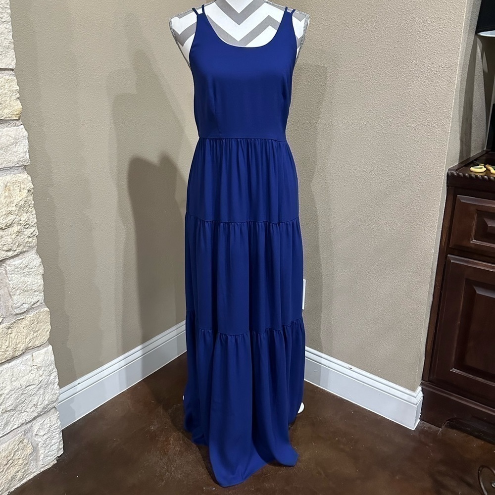 Women’s blueLoft, floor length maxi dress
